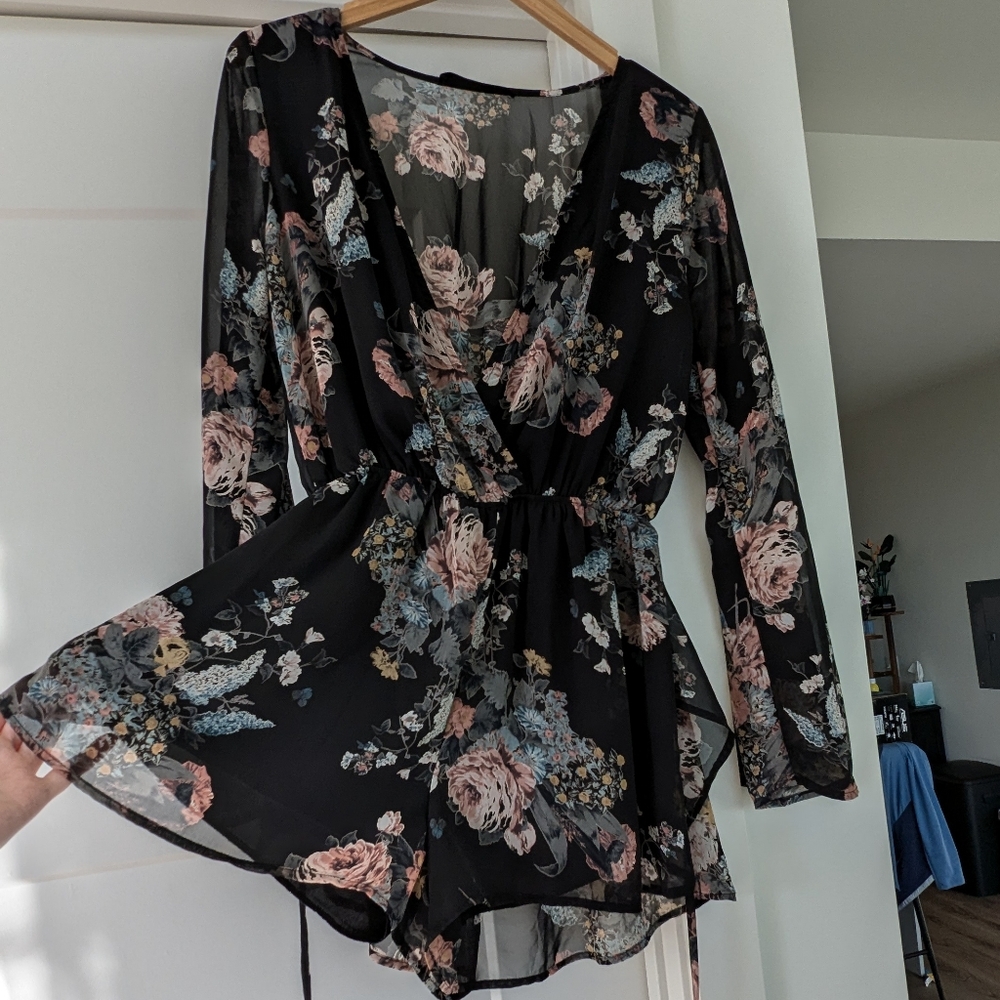 Aubrey 3+1 Floral Romper